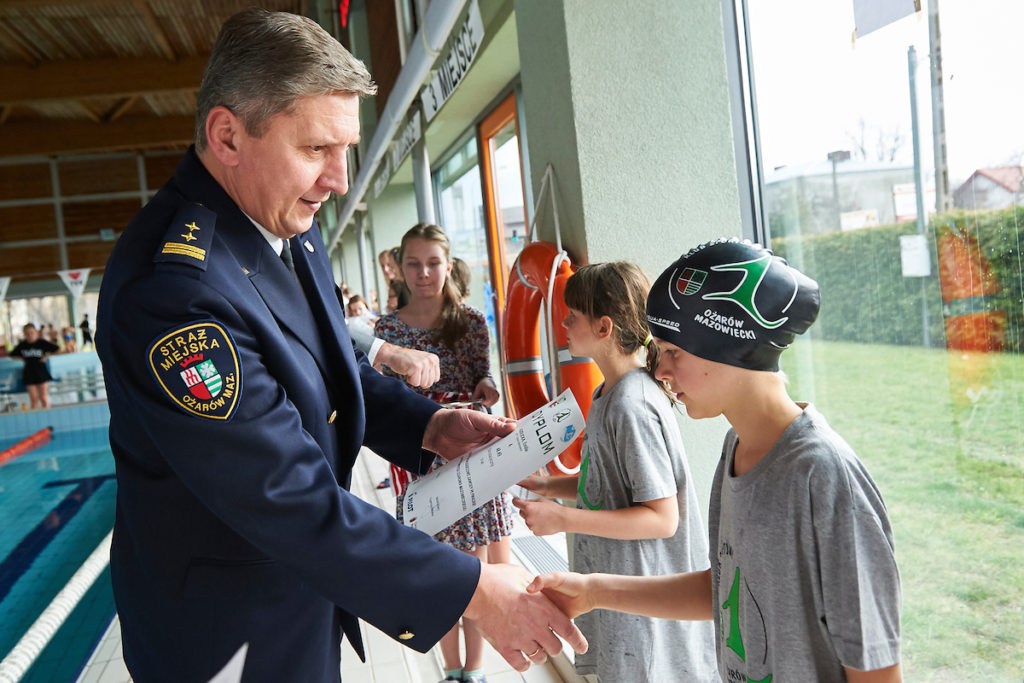 Ozarow Mazowiecki, Poland - 2016 December 08: Swimming Competition for the Cup of Mayor of Ozarow Mazowiecki at Municipal Sports and Recreation Hall on December 08, 2016 in Ozarow Mazowiecki, Poland. Adam Nurkiewicz declares that he has no rights to the image of people at the photographs of his authorship. Picture also available in RAW (NEF) or TIFF format on special request. Any editorial, commercial or promotional use requires written permission from the author of image. Mandatory credit: Photo by © Adam Nurkiewicz / Mediasport